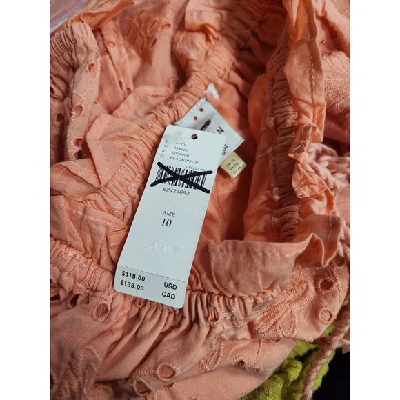 Anthropologie Jane Eyelet Lace Off-The-Shoulder Blouse Size 10 A37 - Picture 11 of 11